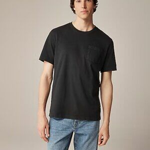 Plain black vintage style J. Crew pocket T-Shirt size L